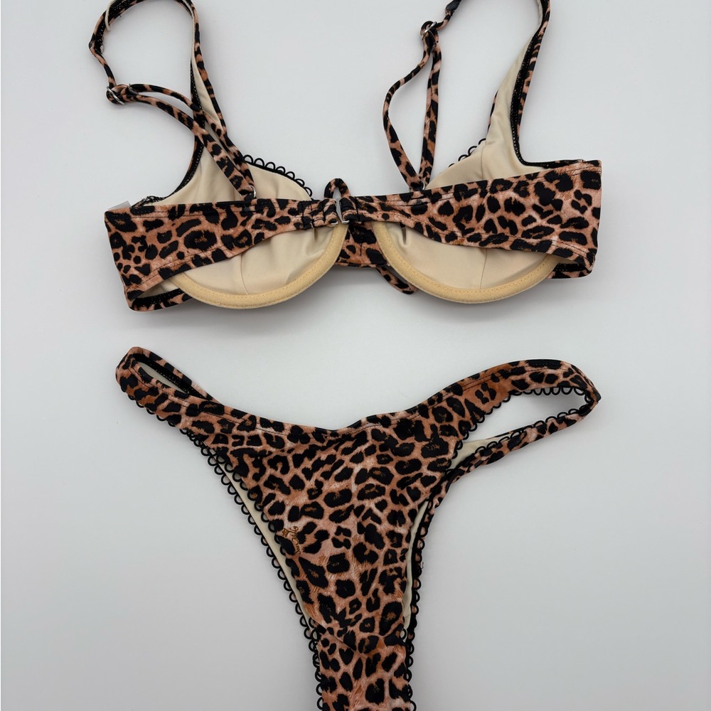 Wild Leopard Print Bikini Set NWT - Picture 7 of 7